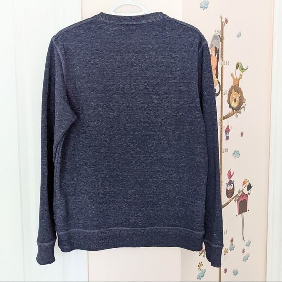 Ted BAKER blue crew neck sweatshirt heather blue Medium Small @K1 - Picture 10 of 10